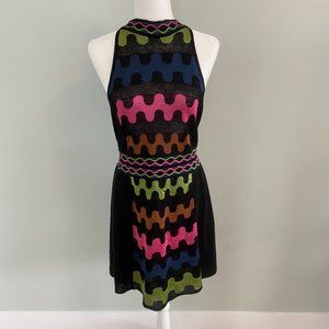 Missoni High-Neck Fit & Flare Knit Dress